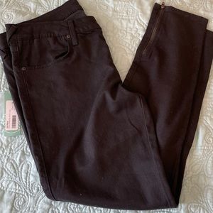 NWT Just Black Ankle zipper skinny jeans
